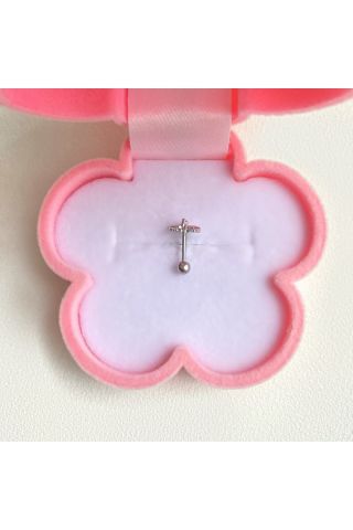 Cerrahi Çelik Ay Detaylı Tragus Piercing