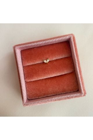 Kadın Çift Taşlı Tragus Piercing