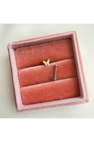 Kadın Gold Rengi Tragus Kıkırdak Piercing