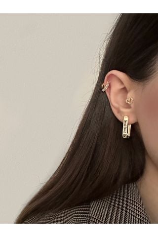 Devin Aile Küçük Boy 2'li Sallantılı Küpe