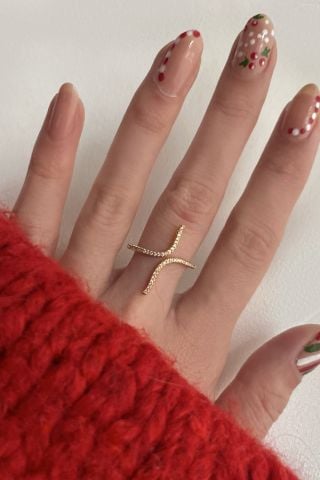 Taşlı Kıvrımlı Model Ayarlanabilir Yüzük