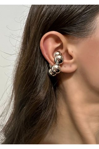 Top Top Büyük Earcuff Kıkırdak Küpesi