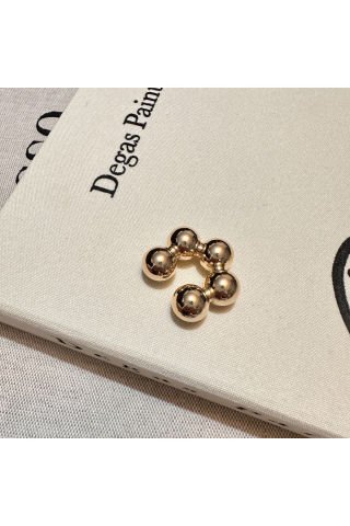 Top Top Büyük Earcuff Kıkırdak Küpesi
