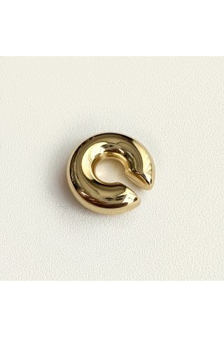 Çelik Kalın Boğumlu Kıkırdak Küpesi Earcuff