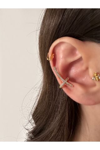 Taşlı Çubuk Earcuff