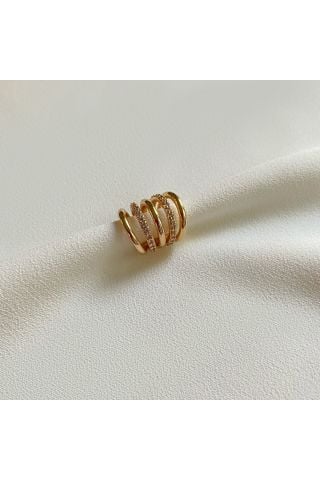 Kadın Kalın Boğumlu Earcuff Kıkırdak Küpe