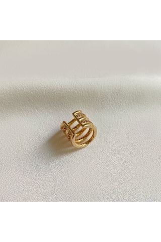 Kadın Kalın Boğumlu Earcuff Kıkırdak Küpe