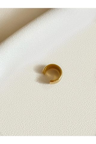 Kadın Gold Renkli Kalın Halkalı Earcuff
