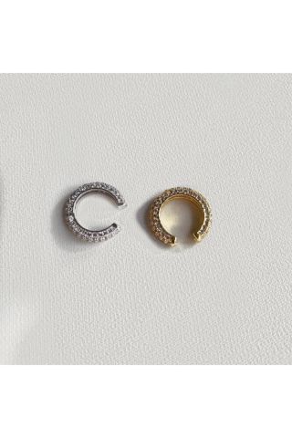 Kadın Gold Rengi Zirkon Taşlı Halka