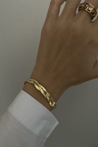 Çelik Örgü Model Bileklik