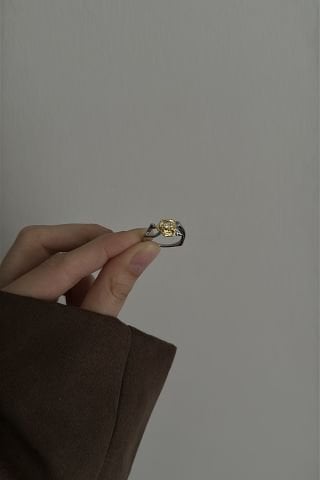 Çift Renk Ayarlanabilir Gül Yüzük