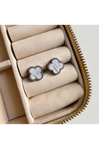Çelik Van Cleef Küpe