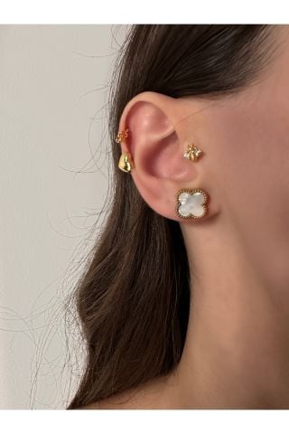 Çelik Van Cleef Küpe