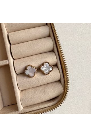 Çelik Van Cleef Küpe