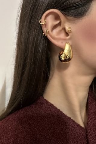 Gözyaşı Damla Model 2'Li Küpe