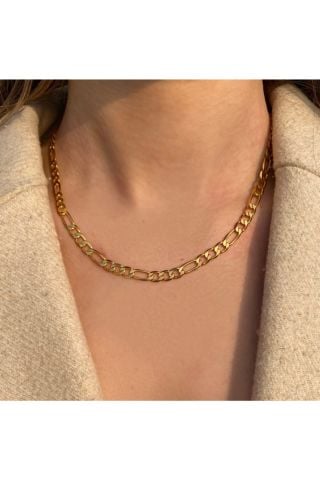 Kadın Gold Boyfriend Zincir Kolye