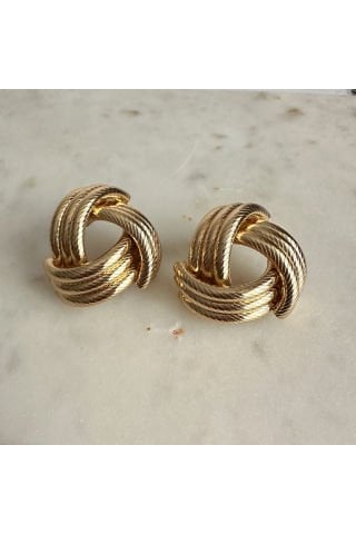 Çizgili Düğüm Küpe