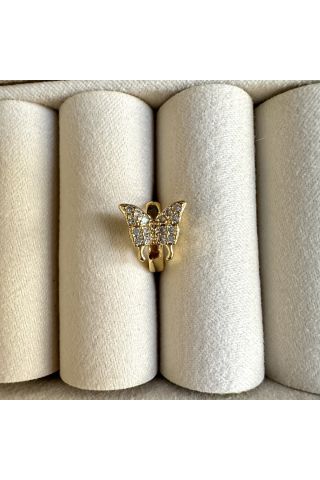 Cerrahi Çelik Halka Kelebek Tragus Piercing