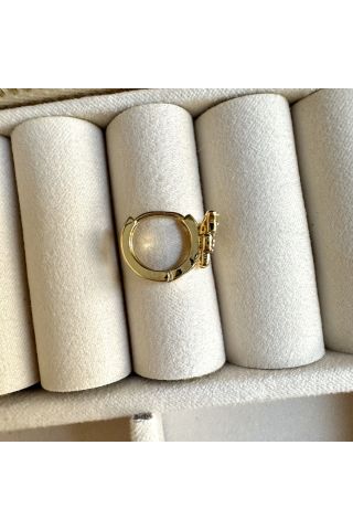 Cerrahi Çelik Halka Kelebek Tragus Piercing