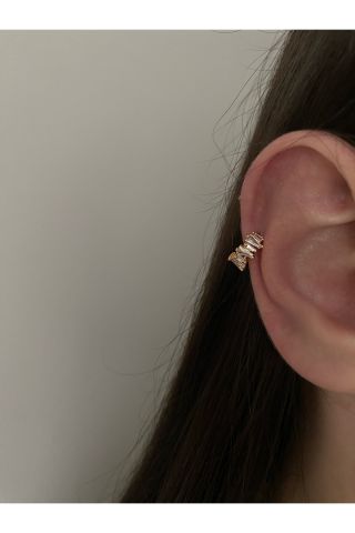Baget Taşlı Halka Tragus Piercing